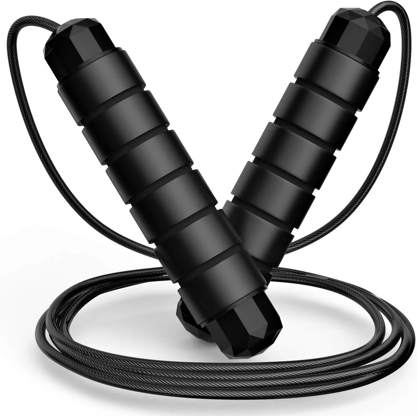 Adjustable Steel Wire Jump Rope – Tangle-Free, Speed & Endurance Trainer