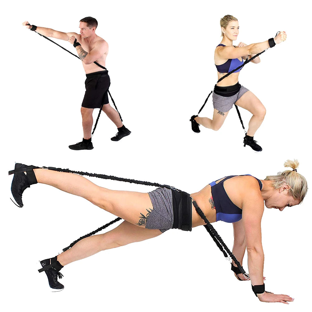 Boxing Resistance Band Training Set – Full-Body Power Bands for Strength, Speed & Agility