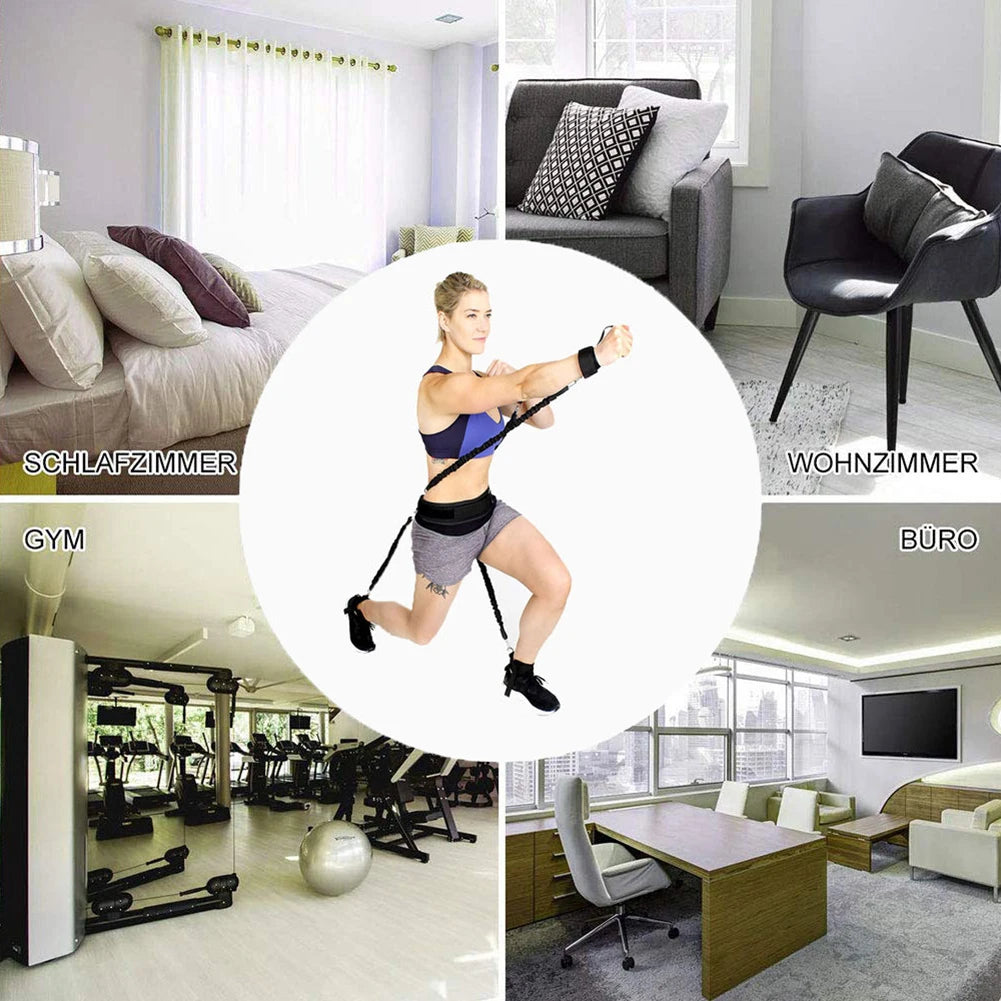 Boxing Resistance Band Training Set – Full-Body Power Bands for Strength, Speed & Agility