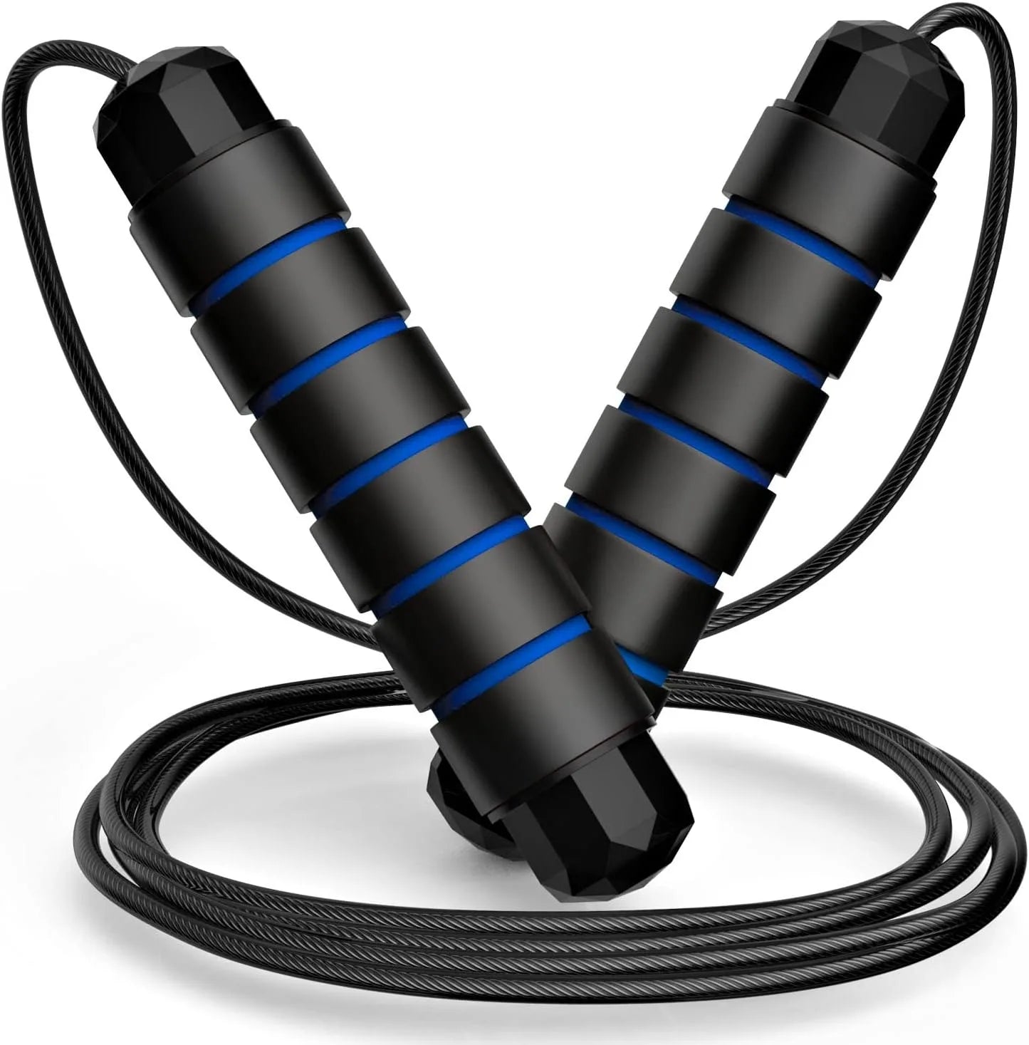 Adjustable Steel Wire Jump Rope – Tangle-Free, Speed & Endurance Trainer