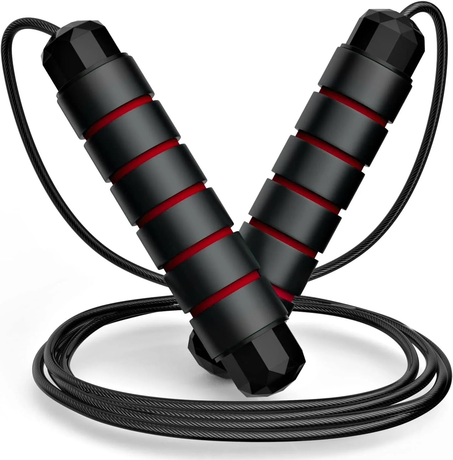 Adjustable Steel Wire Jump Rope – Tangle-Free, Speed & Endurance Trainer