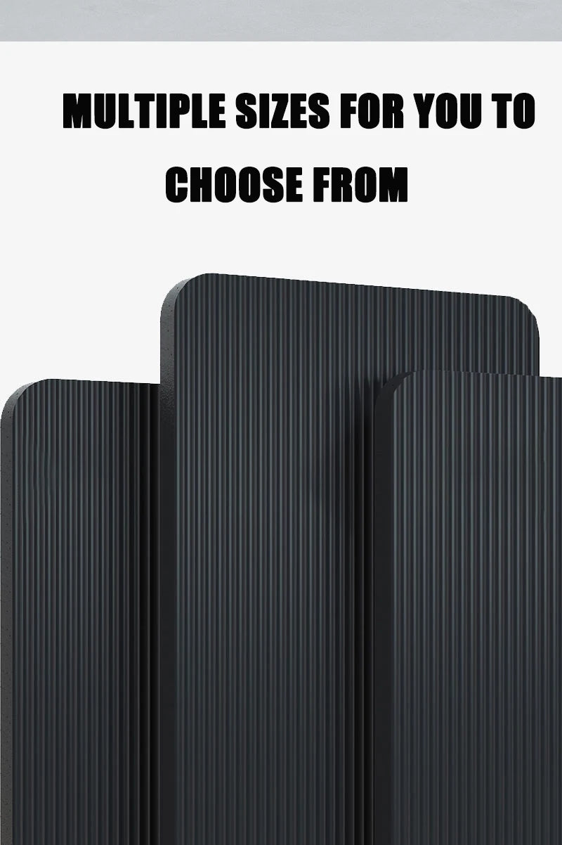 15mm Thick NBR Yoga Mat – Extra Cushion, Anti-Slip, Full-Body Support for Home Workouts