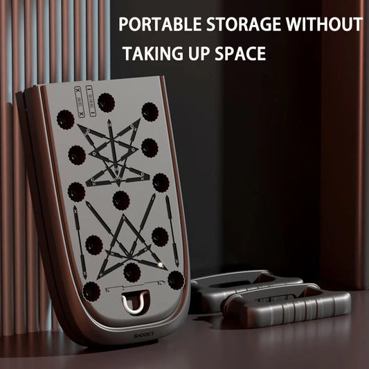 Foldable Multifunction Push-Up Training Board – 9-in-1 System for Chest, Shoulders, Triceps & Core