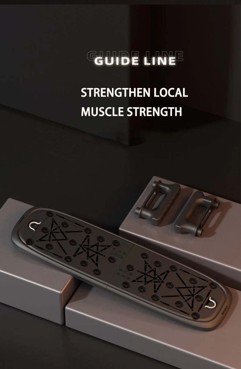 Foldable Multifunction Push-Up Training Board – 9-in-1 System for Chest, Shoulders, Triceps & Core