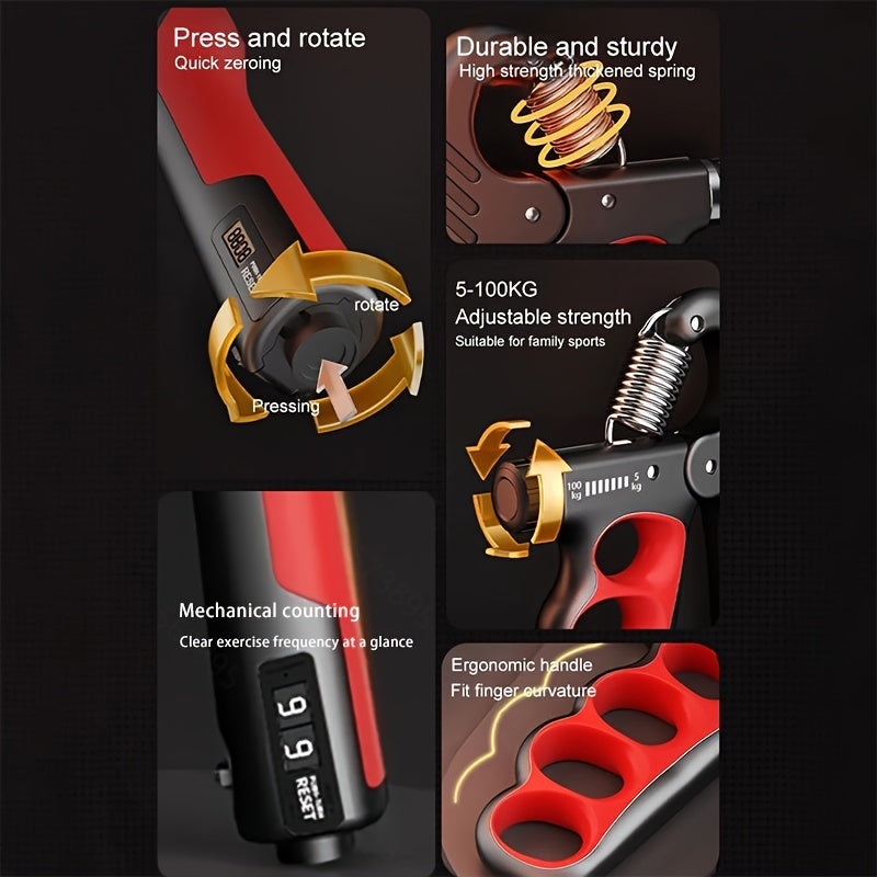 Adjustable Hand Grip Strengthener – Build Power, Endurance & Control