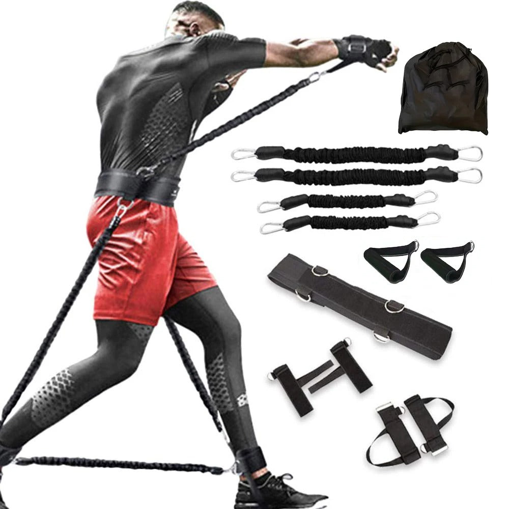 Boxing Resistance Band Training Set – Full-Body Power Bands for Strength, Speed & Agility